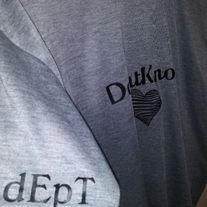 IDKU grey don't kno u female Shirt